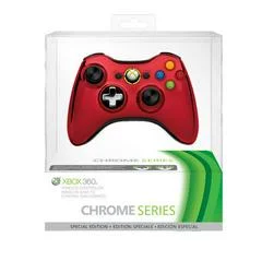 Carátula de Xbox 360 Wireless Controller [Red Chrome]