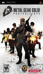 Carátula de Metal Gear Solid Portable Ops
