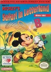 Carátula de Mickey's Safari in Letterland