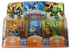 Carátula de Skylanders Giants Triple Pack [Ignitor, Chill, Zook]