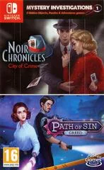 Carátula de Mystery Investigations 1: Noir Chronicles: City of Crime + Path of Sin: Greed